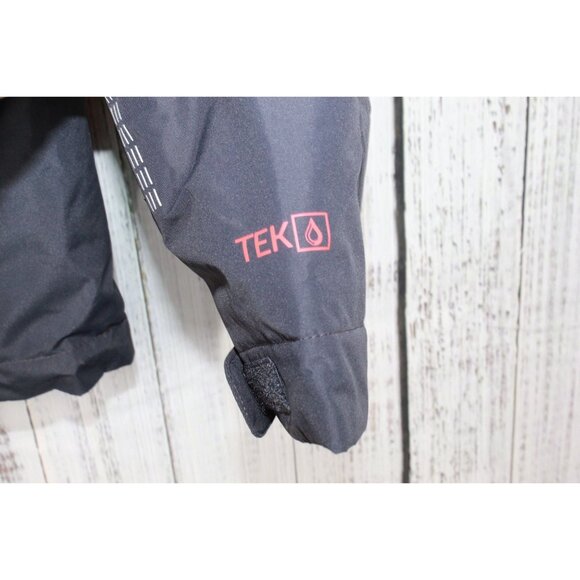 LL Bean Wildcat Waterproof Insulated Ski Jacket Orange Navy Size Medium - Picture 4 of 12